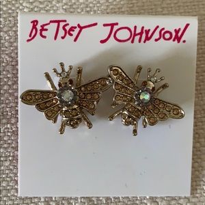 Betsey Johnson Cute bee earrings